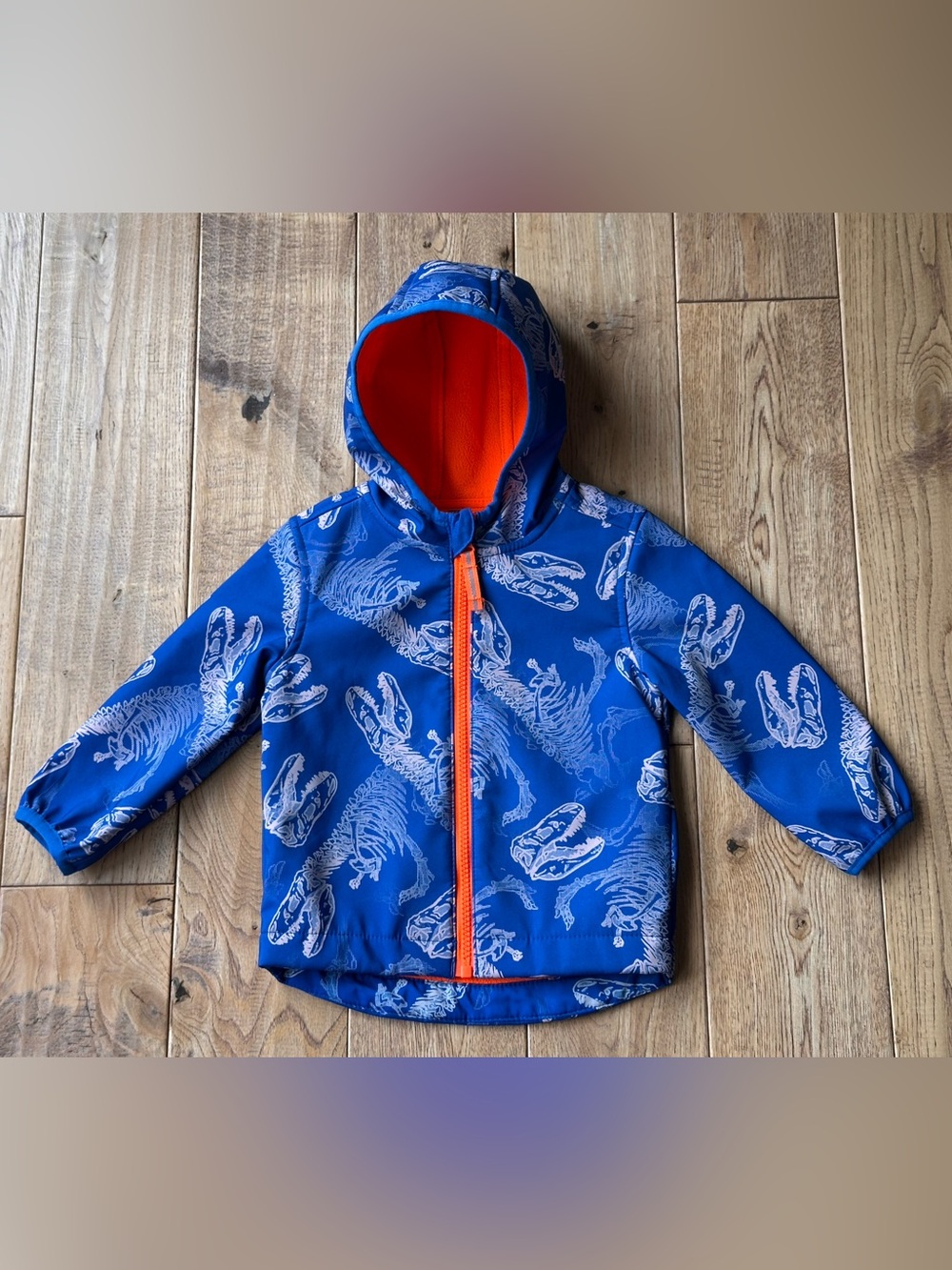Cat & Jack Dinosaur Print Softshell Jacket size 18 Months